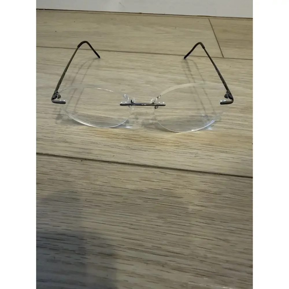 AIRLOCK Eyeglasses Frames Only, WISDOM, 46-18-140, Blue, Titanium